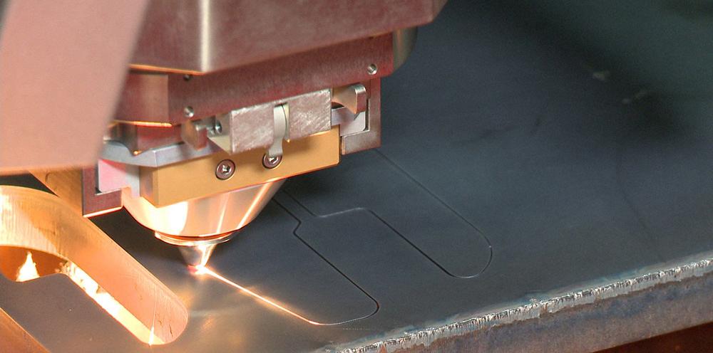 Laser cutting process-Michigan Contract Manufacturing Team