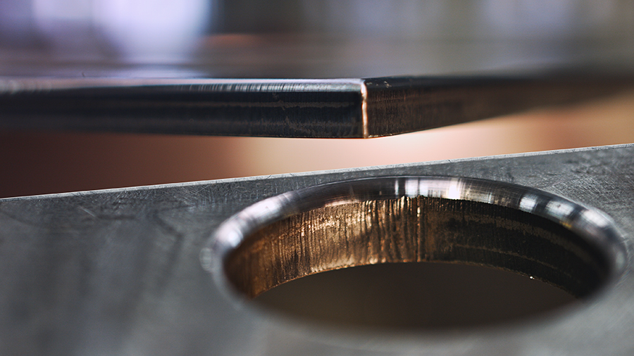 Sheet metal edge rounding-Michigan Contract Manufacturing Team